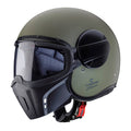 CABERG KASK OTWARTY JET MODEL GHOST X SOLID KOLOR ZIELONY MAT (MILITARY GREEN)