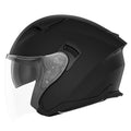 NOX KASK OTWARTY JET Z BLENDĄ N130 SOLID KOLOR CZARNY MAT