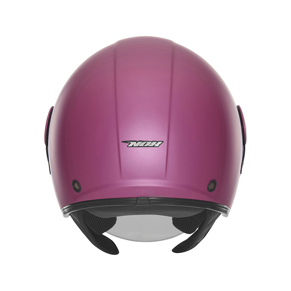 NOX KASK OTWARTY JET Z BLENDĄ N182 SOLID KOLOR FUKSJA MAT (INTENSYWNY ODCIEŃ RÓŻOWEGO) – zdjęcie 3