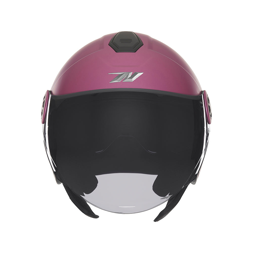 NOX KASK OTWARTY JET Z BLENDĄ N182 SOLID KOLOR FUKSJA MAT (INTENSYWNY ODCIEŃ RÓŻOWEGO) – zdjęcie 2