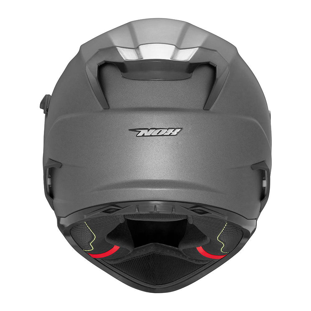 NOX KASK INTEGRALNY (FULL FACE) Z BLENDĄ N304S SOLID KOLOR TYTANOWY MAT – zdjęcie 3
