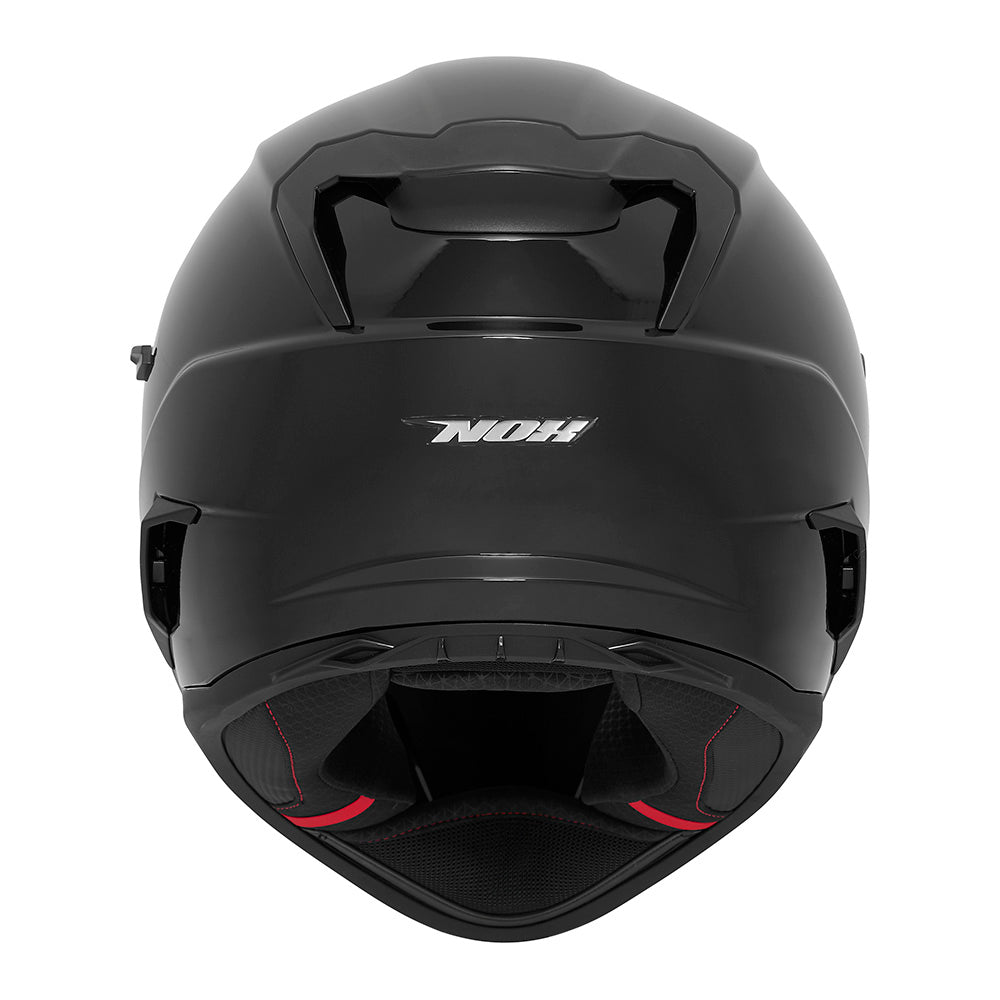 NOX KASK INTEGRALNY (FULL FACE) Z BLENDĄ N304S SOLID KOLOR CZARNY POŁYSK – zdjęcie 3