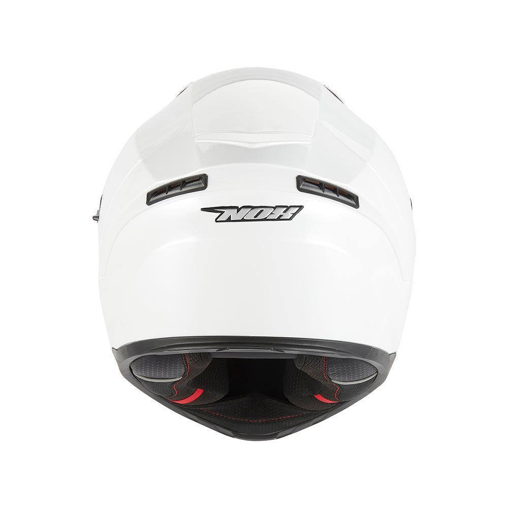 NOX KASK INTEGRALNY (FULL FACE) Z BLENDĄ N402 SOLID KOLOR BIAŁY POŁYSK – zdjęcie 4