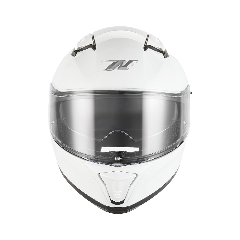 NOX KASK INTEGRALNY (FULL FACE) Z BLENDĄ N402 SOLID KOLOR BIAŁY POŁYSK – zdjęcie 3