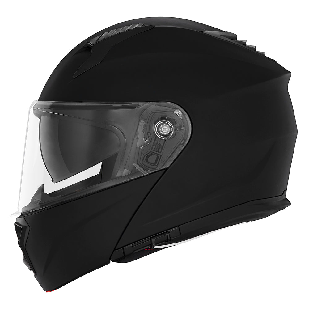 NOX KASK SZCZĘKOWY (FLIP-UP) Z BLENDĄ N968 KOLOR CZARNY MAT – zdjęcie 3