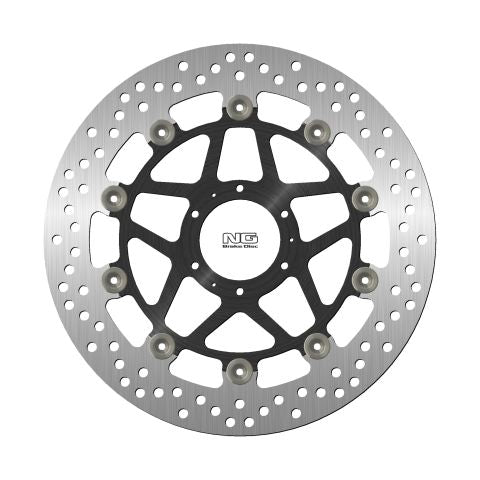 NG TARCZA HAMULCOWA PRZÓD HONDA CB 600 HORNET '98-'99 (296X62X5 6 OTWORÓW) PŁYWAJĄCA (ŚRODEK ALUMINIOWY) - ZASTĘPUJE NG1161 – zdjęcie 2