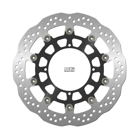 NG TARCZA HAMULCOWA PRZÓD HUSQVARNA NOX570 '01-03, SM510/610 '05-10, SMR630 '05-13 (320X120X5MM) (4X8,5MM) WAVE PŁYWAJĄCA (ŚRODEK ALUMINIOWY) – zdjęcie 2