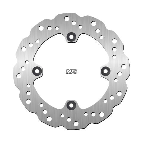 NG TARCZA HAMULCOWA TYŁ HONDA CR125/250 '97-03 (240X122,5X4,5MM) (4X105MM) WAVE – zdjęcie 2