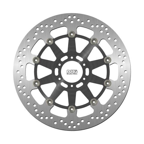 NG TARCZA HAMULCOWA PRZÓD APRILIA RSV4/TUONO '15-20 (330X64X5MM) (6X8,5MM) PŁYWAJĄCA (ŚRODEK ALUMINIOWY) – zdjęcie 2