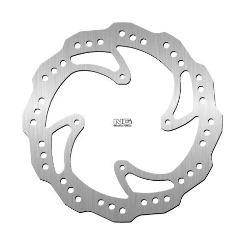 NG TARCZA HAMULCOWA PRZÓD KTM FREERIDE E-SX '12-14, SX85 '16-21 (240X95X4MM) (4X6,5MM) WAVE – zdjęcie 2