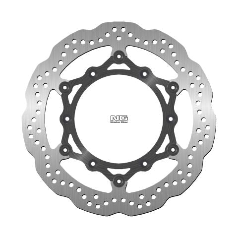 NG TARCZA HAMULCOWA PRZÓD TRIUMPH AMERICA '06-16, BONNEVILLE '01-16, SCRAMBLER '06-16 , SPEEDMASTER 865 '03-'04 (310X144X5MM) (6X8,5MM) WAVE PŁYWAJĄCA – zdjęcie 2