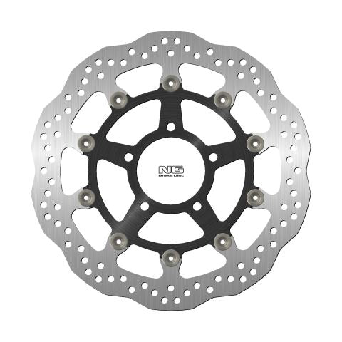 NG TARCZA HAMULCOWA PRZÓD TRIUMPH DAYTONA 955 '02-06, SPRINT 1050 '05-14 (320X78X4,5MM) (5X10,5MM) WAVE PŁYWAJĄCA (ŚRODEK ALUMINIOWY)