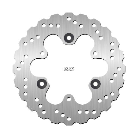 NG TARCZA HAMULCOWA TYŁ KAWASAKI 250 NINJA '13-18 (220X100X5MM) (3X10,5MM) WAVE – zdjęcie 2