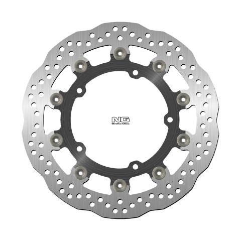 NG TARCZA HAMULCOWA PRZÓD YAMAHA FZS 600 '04-10, MT-03 '05-14, XJR1300 '95-13, R6 '03-09 (298X132X5MM) (5X8,5MM) WAVE PŁYWAJĄCA (ŚRODEK ALUMINIOWY) – zdjęcie 2