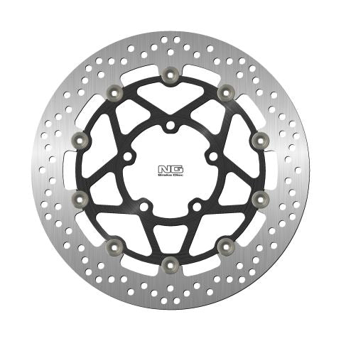 NG TARCZA HAMULCOWA PRZÓD TRIUMPH STREET TRIPLE 800/THRUXTON 1200 '19-21 (310X82,5X4,5MM) (5X10,5MM) PŁYWAJĄCA (ŚRODEK ALUMINIOWY) – zdjęcie 2