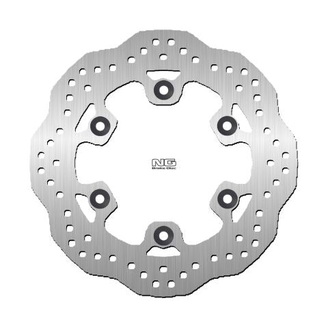 NG TARCZA HAMULCOWA TYŁ YAMAHA FZS / FZR / XJ 600 / XT660 / YZF 600 THUNDERCAT / TDM 850 '91-'01, DUCATI MONSTER 600 / 750 / 900 '93-'17 (245X115X5MM) (6X8,5MM) WAVE – zdjęcie 2