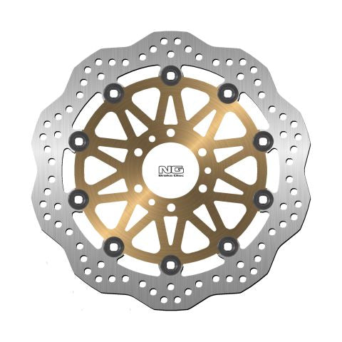 NG TARCZA HAMULCOWA PRZÓD HONDA GL1500 F6C '97-03, GL1800 '01-19, VFR800 '98-13 (296X62X5MM) (6X6,5MM) WAVE PŁYWAJĄCA