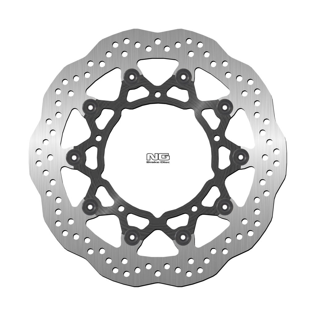 NG TARCZA HAMULCOWA PRZÓD YAMAHA YZF R6 05-16, YZF R1 07-11, XTZ 1200 11-17, FZ 8 10-15 (310X132X5) WAVE PŁYWAJĄCA – zdjęcie 2
