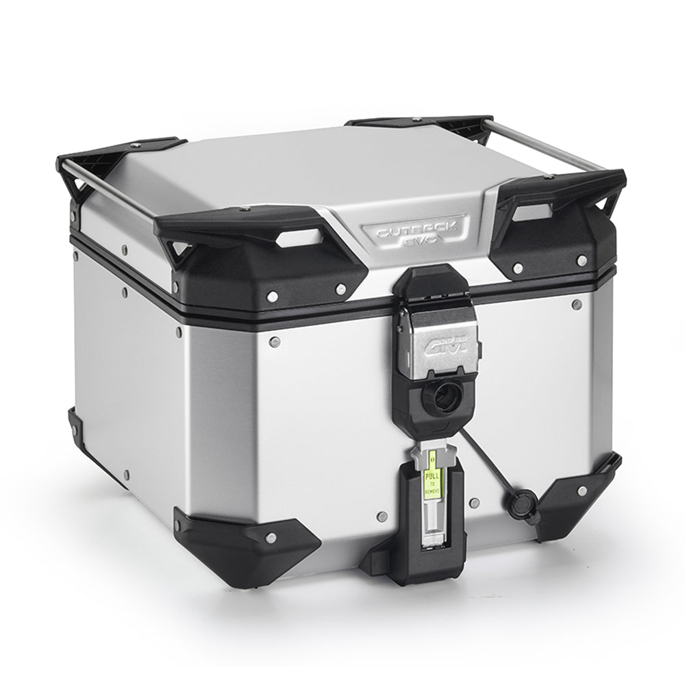 GIVI KUFER CENTRALNY TREKKER OUTBACK EVO SMART ALU ANODYZOWANY (42LT) - (WKŁADKĘ SLR... NALEŻY DOKUPIĆ DODATKOWO) - (PROMOCJA Z 1599)
