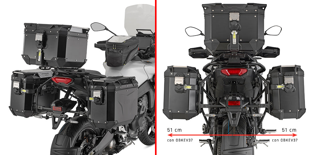 GIVI STELAŻ KUFRÓW BOCZNYCH ONE-FIT CAM - YAMAHA Tracer 9 / Tracer 9 GT / Tracer 9 GT+ (25)