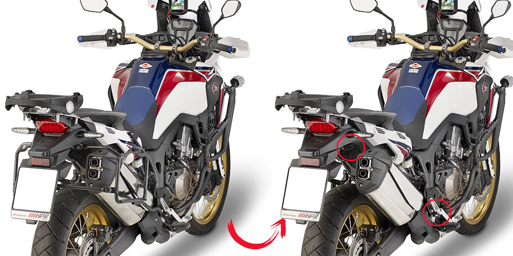 GIVI STELAŻ KUFRÓW BOCZNYCH MONOKEY - HONDA CRF1000L AFRICA TWIN (16 > 17)