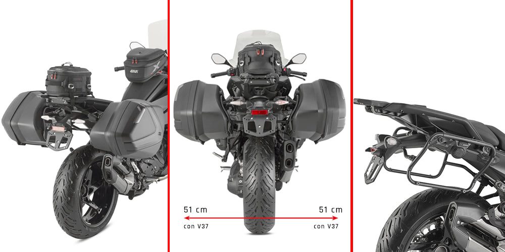 GIVI STELAŻ KUFRÓW BOCZNYCH V35 / V37 /K33 - BMW R1300RS (25-26)