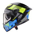 CABERG KASK INTEGRALNY Z BLENDĄ MODEL DRIFT EVO II PRISM KOLOR CZARNY/ŻÓŁTY FLUO/NIEBIESKI MAT