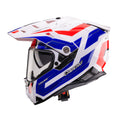 CABERG KASK OFFROAD / TRAIL / ADVENTURE DUOSPORT (DUAL) TANAMI RANGER KOLOR BIAŁY/CZERWONY/NIEBIESKI