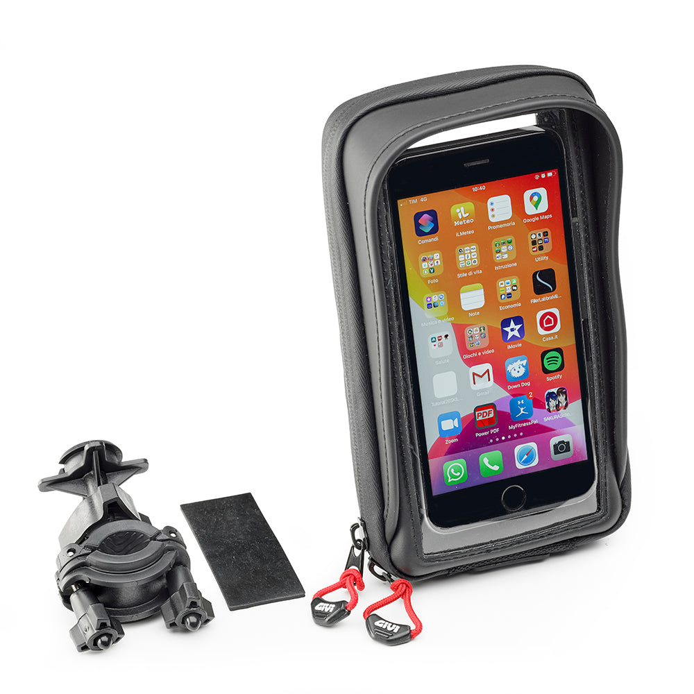 GIVI MOCOWANIE SMARTPHONE/GPS (IPHONE 8, GALAXY S9+, NOTE 7) MOCOWANY NA KIEROWNICĘ / LUSTERKO