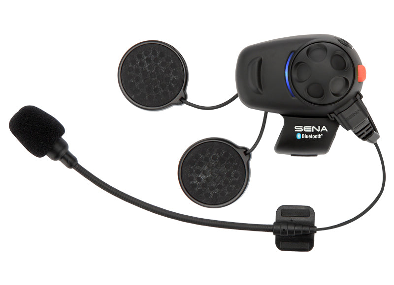 SENA INTERKOM MOTOCYKLOWY SMH5 BLUETOOTH 3.0 DO 400M Z UNIWERSALNYM ZESTAWEM MIKROFONÓW ( 2 ZESTAWY ) (EL) - ZASTĘPUJE SMH5D-UNIV – zdjęcie 2