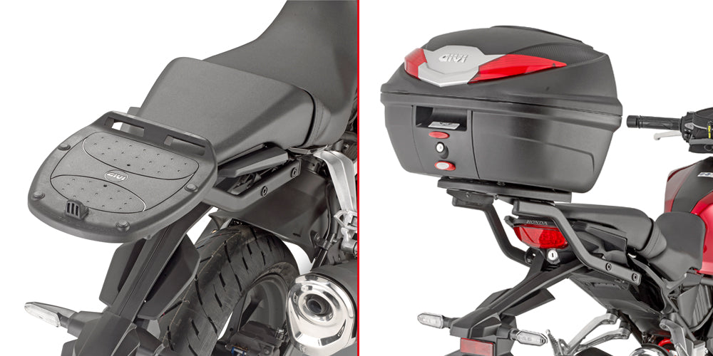 GIVI STELAŻ KUFRA CENTRALNEGO MONOLOCK (BEZ PŁYTY) - HONDA CB 125 R (18 > 19) / CB 300 R (18 > 19)