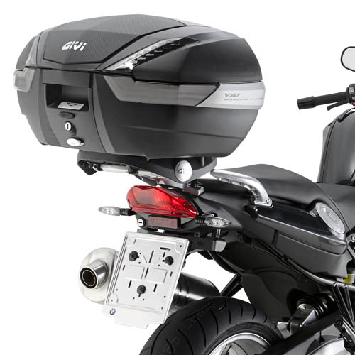 GIVI STELAŻ KUFRA CENTRALNEGO Z PŁYTA MONOKEY - BMW F 800 R / GT / ST (06-15)
