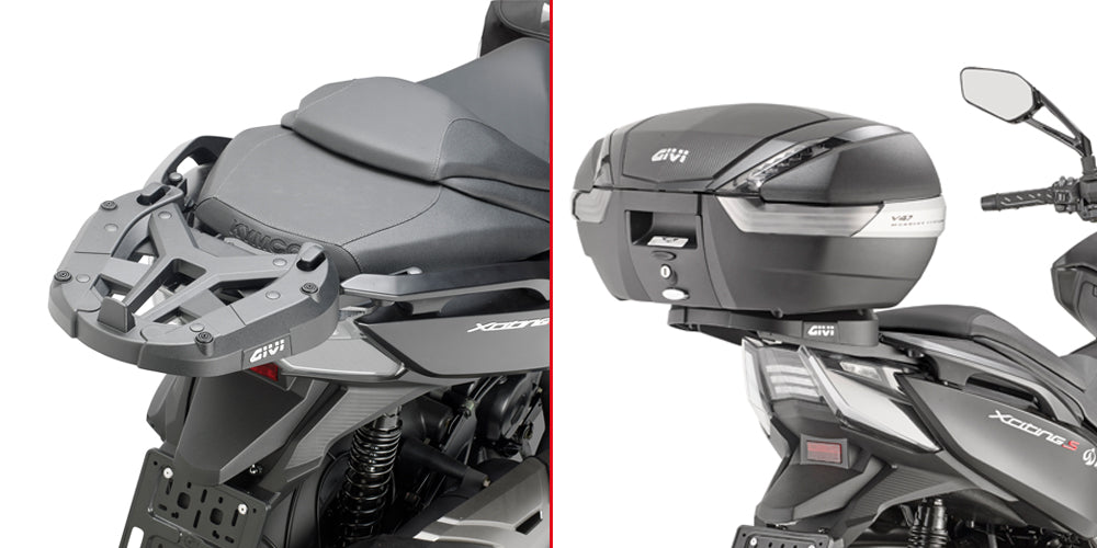 GIVI STELAŻ KUFRA CENTRALNEGO (BEZ PŁYTY) - KYMCO Xciting S400i (18 > 20)