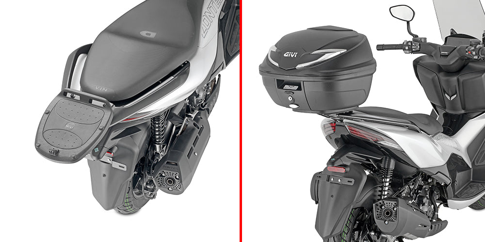 GIVI STELAŻ KUFRA CENTRALNEGO MONOLOCK (BEZ PŁYTY) - ZONTES 350 D (23 > 26)