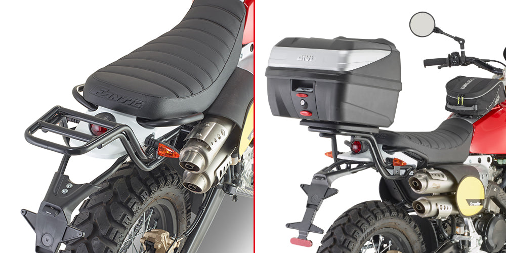 GIVI STELAŻ KUFRA CENTRALNEGO MONOLOCK (BEZ PŁYTY) - FANTIC Caballero Scrambler 125-250-500 (18 > 22)