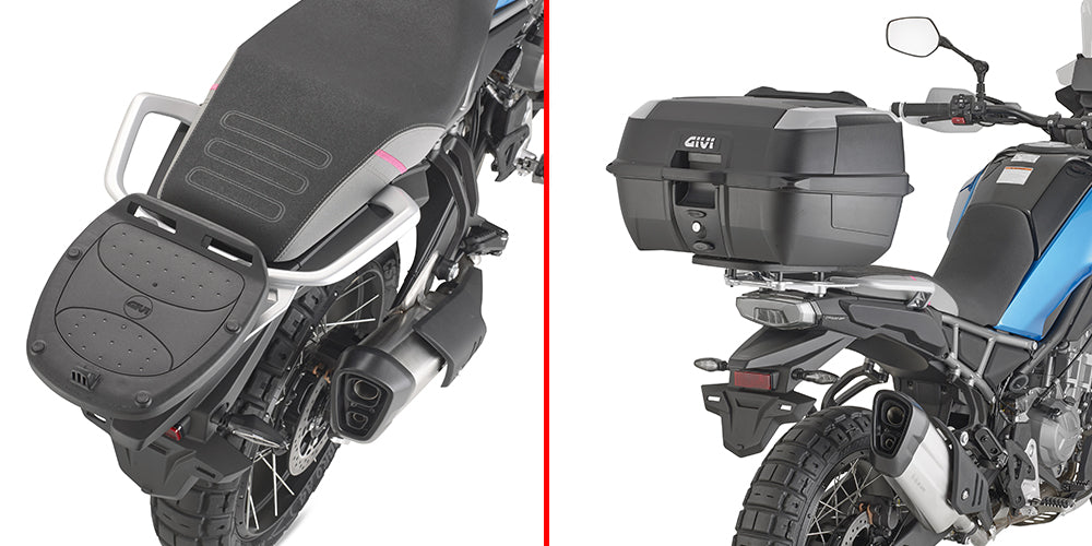 GIVI STELAŻ KUFRA CENTRALNEGO BEZ PŁYTY - CFMOTO 300 NK (21 > 23) / 450 MT (24)