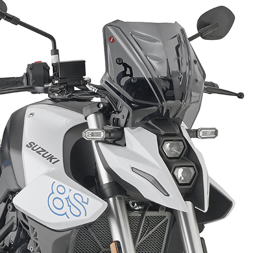 GIVI SZYBA DYMIONA 25 x 31 cm (H x W) - SUZUKI GSX-8S (23) / GSX S1000 (21 > 23)