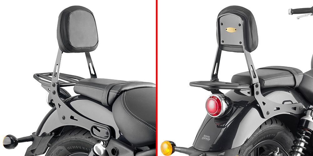 GIVI OPARCIE PASAŻERA Z BAGAŻNIKIEM - ROYAL ENFIEL SUPER METEOR 650 (23)