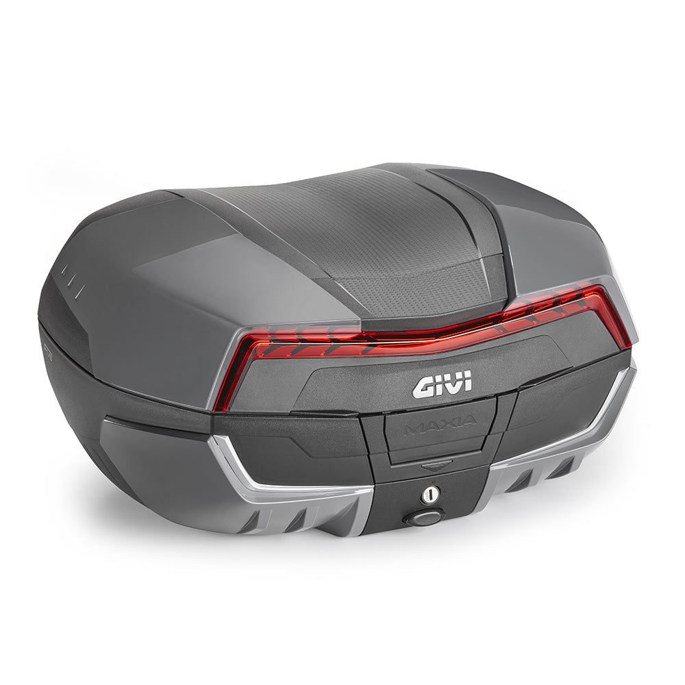 GIVI KUFER CENTRALNY V58 MAXIA 5 (58LT) / DODATKOWY RYGIEL WEWNĘTRZNY - GRAFITOWE PANELE