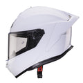 CABERG KASK INTEGRALNY ROXTER SOLID KOLOR BIAŁY POŁYSK
