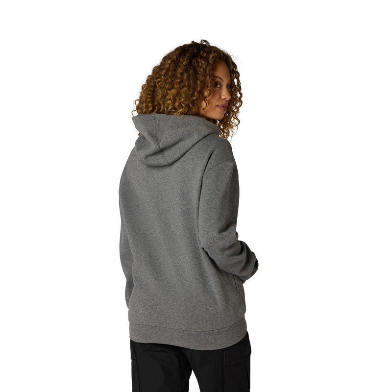 BLUZA Z KAPTUREM DAMSKA FOX CHECKER FLEECE PO HEATHER GRAPHITE