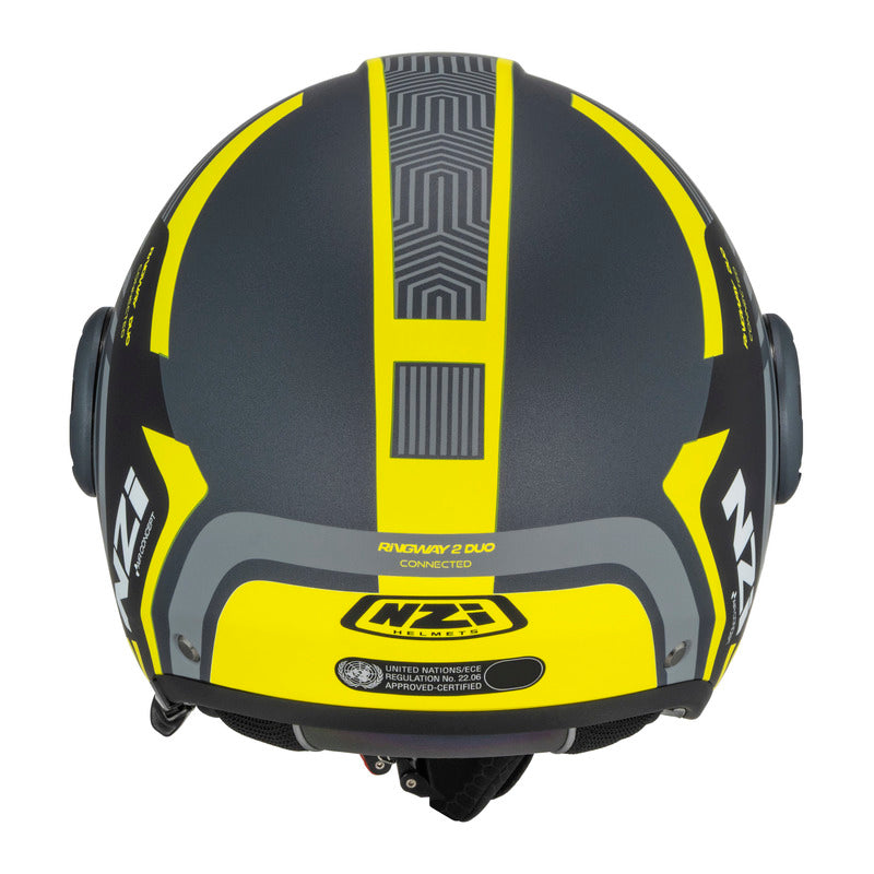 KASK MOTOCYKLOWY NZI RINGWAY 2 DUO CONNECTED ANTRACITE GREY MATT XS