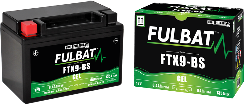 Akumulator FULBAT FUL GEL - FTX9-BS / YTX9-BS (Żelowy, bezobsługowy)