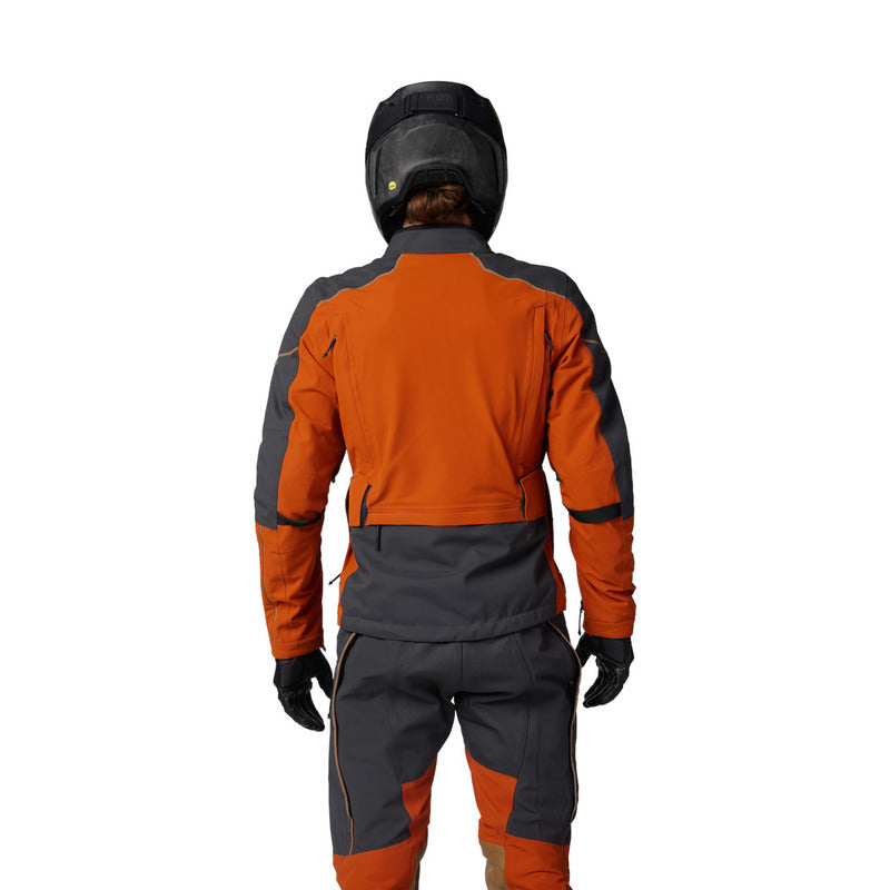KURTKA MOTOCYKLOWA TEKSTYLNA FOX DEFEND GORE-TEX ADV BURNT