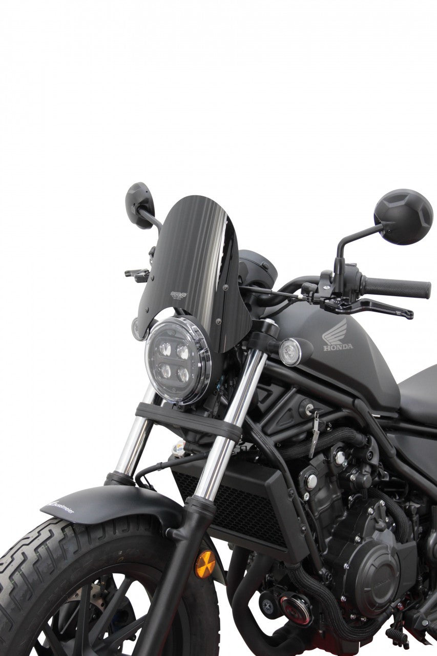 Szyba motocyklowa MRA HONDA CMX 500 REBEL 2020-, forma NSP, czarna