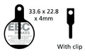 CFA648 - Klocki hamulcowe rowerowe (organiczne) EBC Brakes