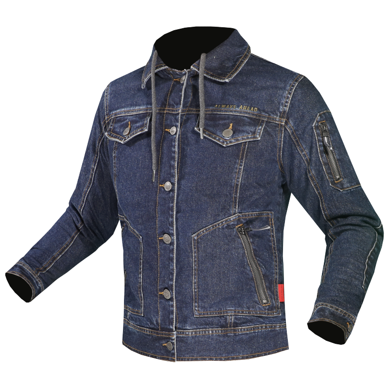 KURTKA LS2 OAKY MAN DARK BLUE
