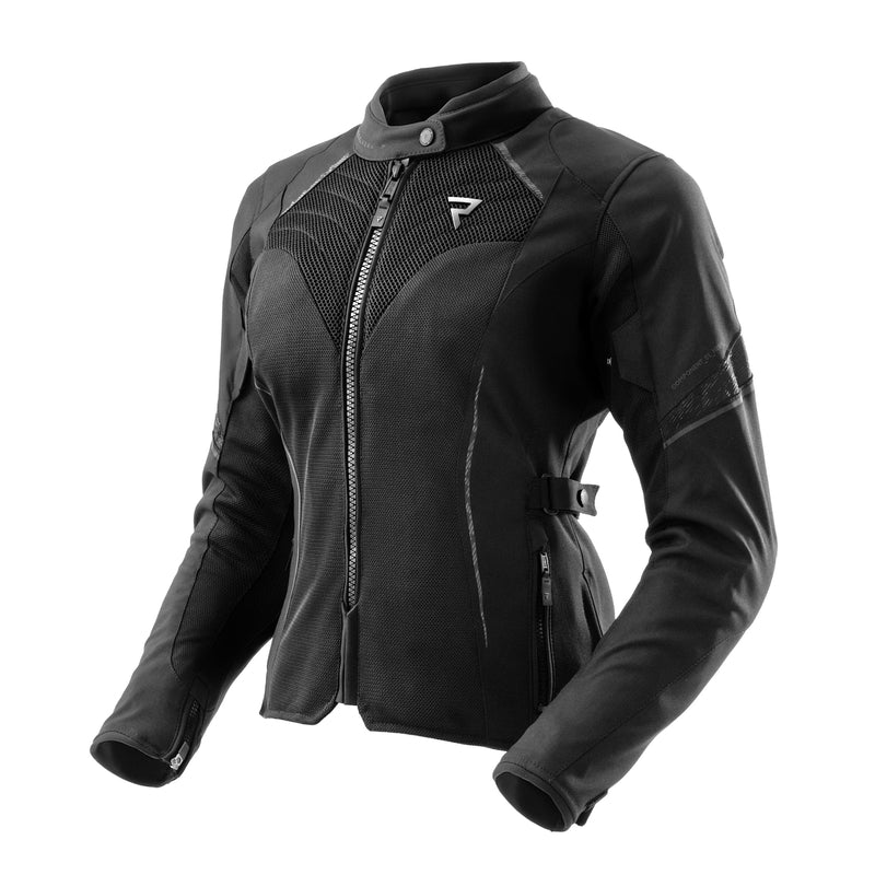KURTKA MOTOCYKLOWA TEKSTYLNA DAMSKA REBELHORN JAX BLACK WXS