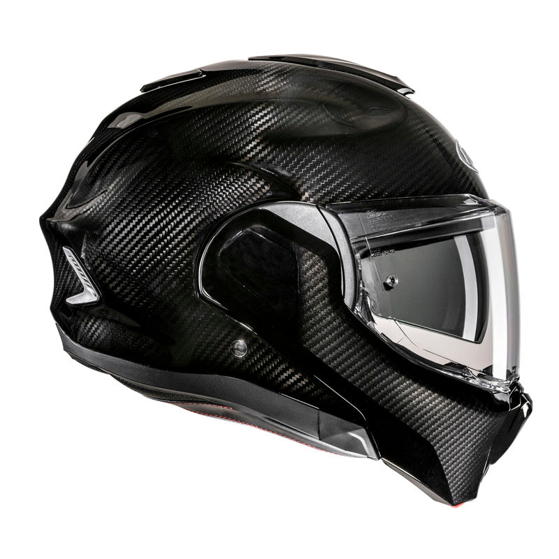KASK MOTOCYKLOWY HJC F100 CARBON SOLID BLACK