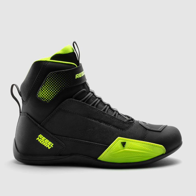 BUTY MOTOCYKLOWE REBELHORN SWIFT BLACK FLUO YELLOW